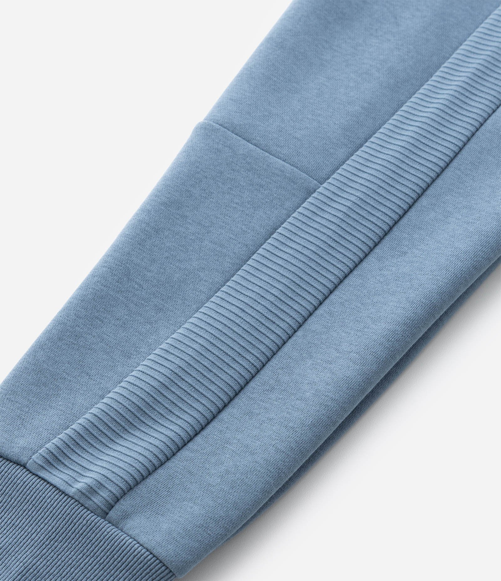 Calça Infantil em Moletom Felpado com Bolsos Zíper – Tam 5 a 14 Anos Azul Acinzentado 4