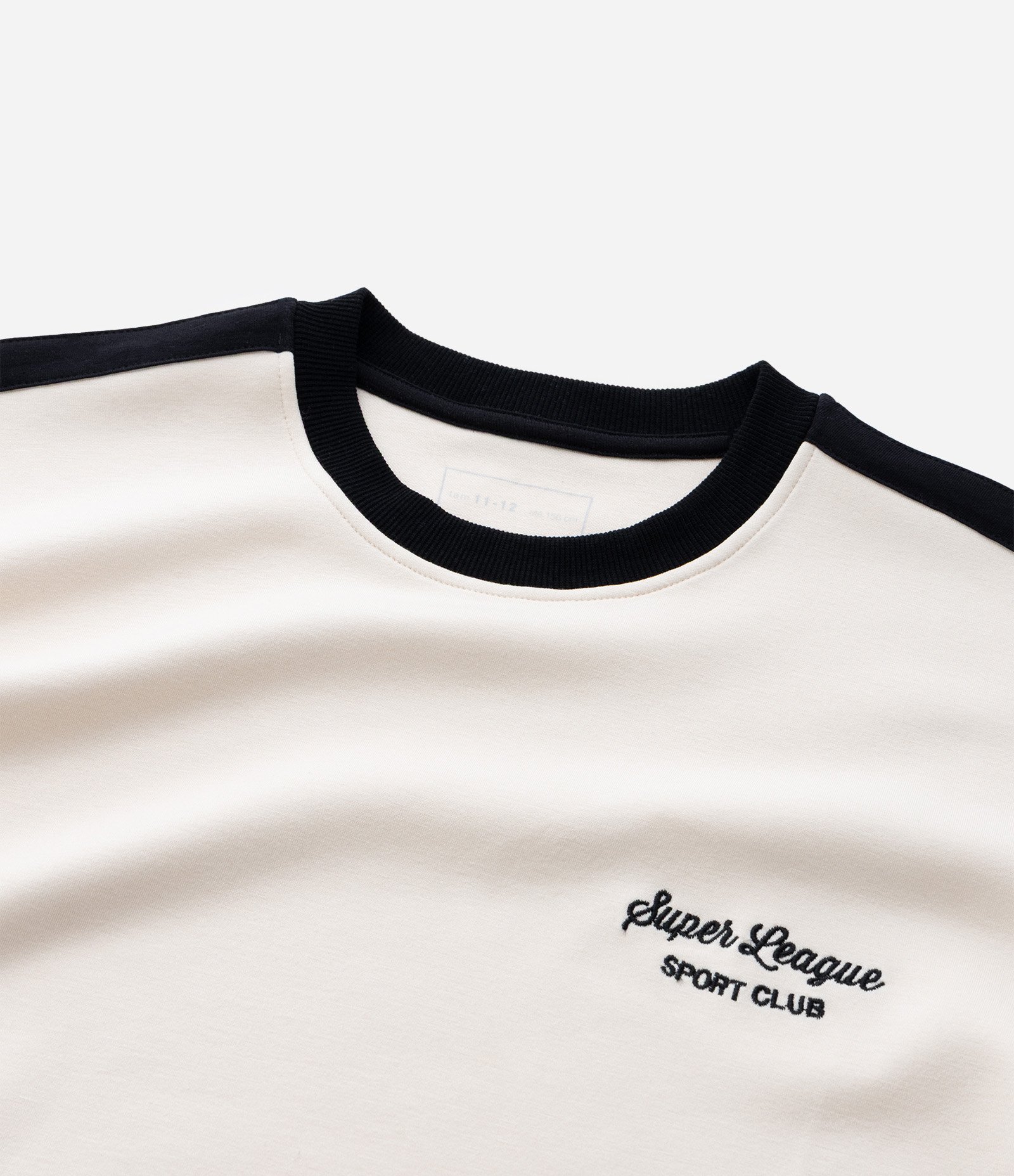 Camiseta Infantil com Bordado localizado – Tam 5 a 14 Anos Off White 5