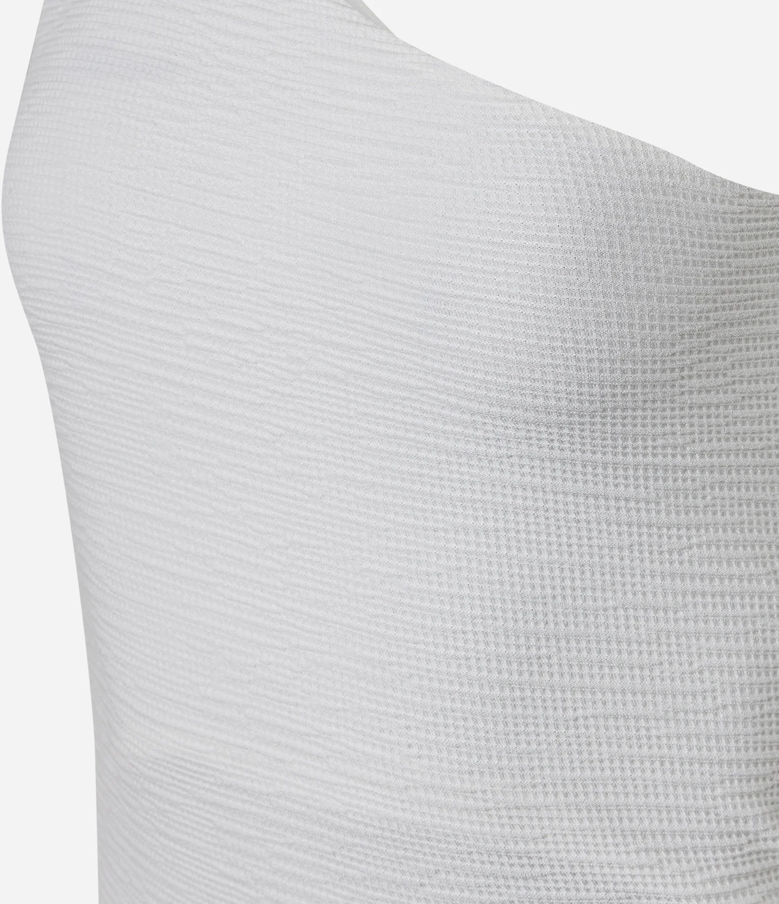 Blusa Texturizada em Anarruga Decote Ombro Só Branco 2