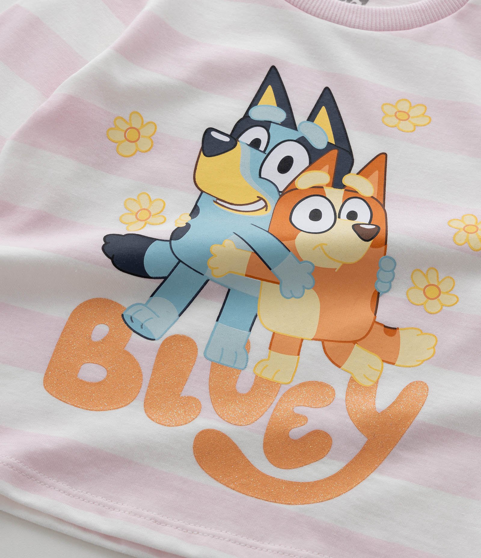 Pijama Infantil Bluey e Bingo Manga Longa – Tam 2 a 8 Rosa Claro 13