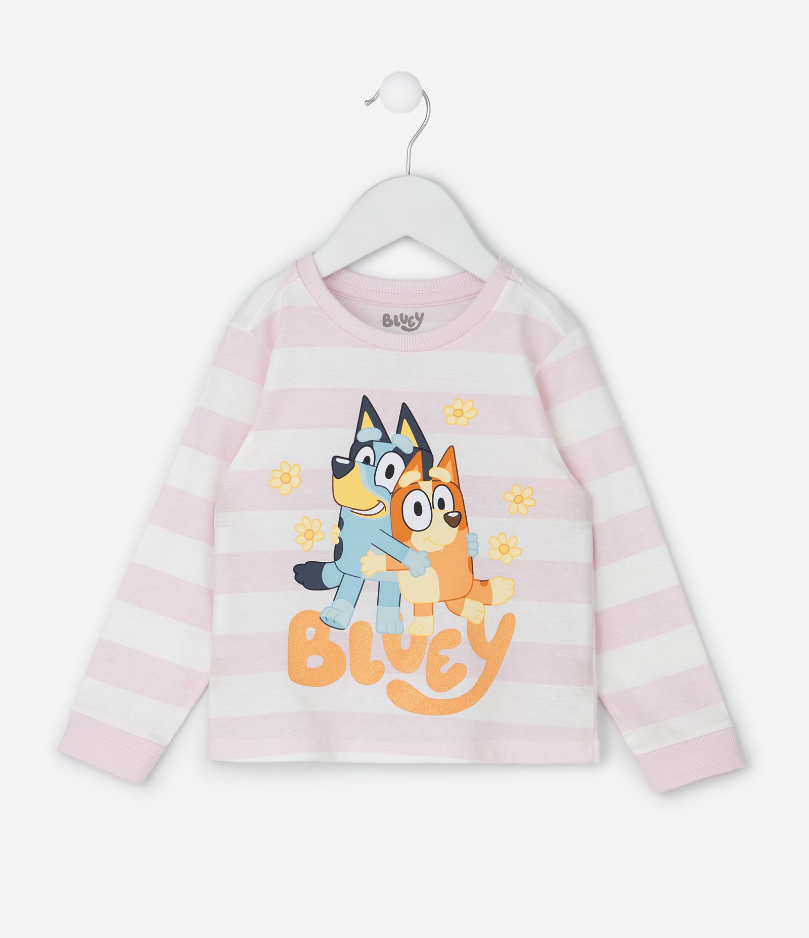 Pijama Infantil Bluey e Bingo Manga Longa – Tam 2 a 8 Rosa Claro 2