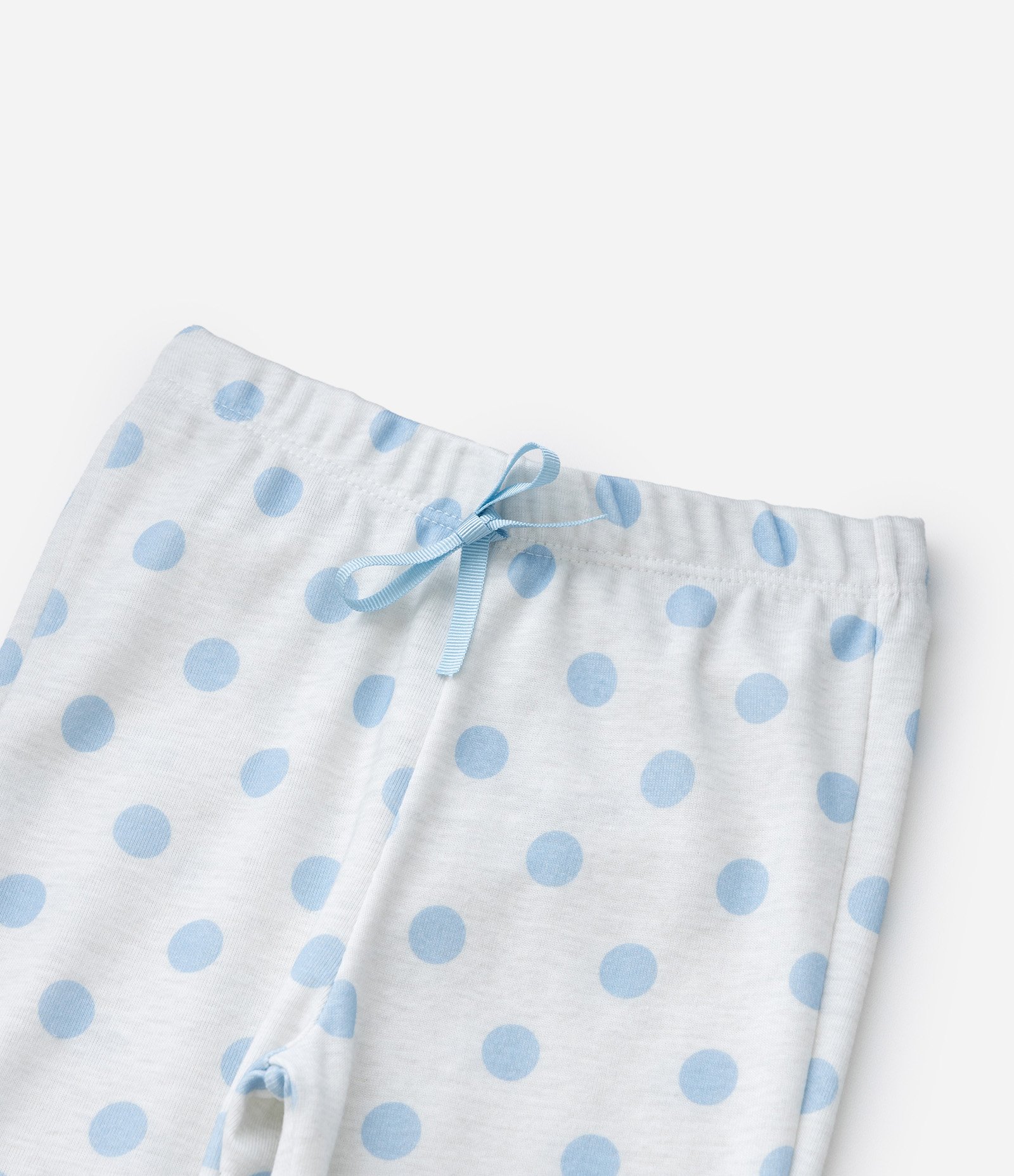 Pijama Infantil com Estampa de Coelhinho e Calça Poá – Tam 1 a 6 Anos Azul Claro 8