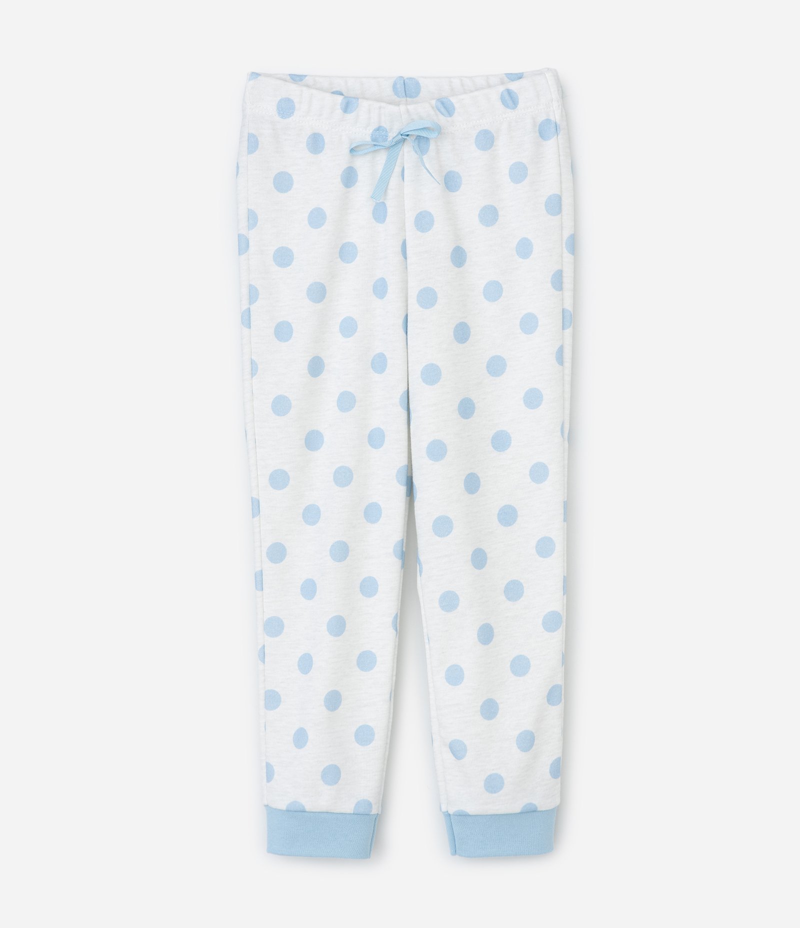 Pijama Infantil com Estampa de Coelhinho e Calça Poá – Tam 1 a 6 Anos Azul Claro 4