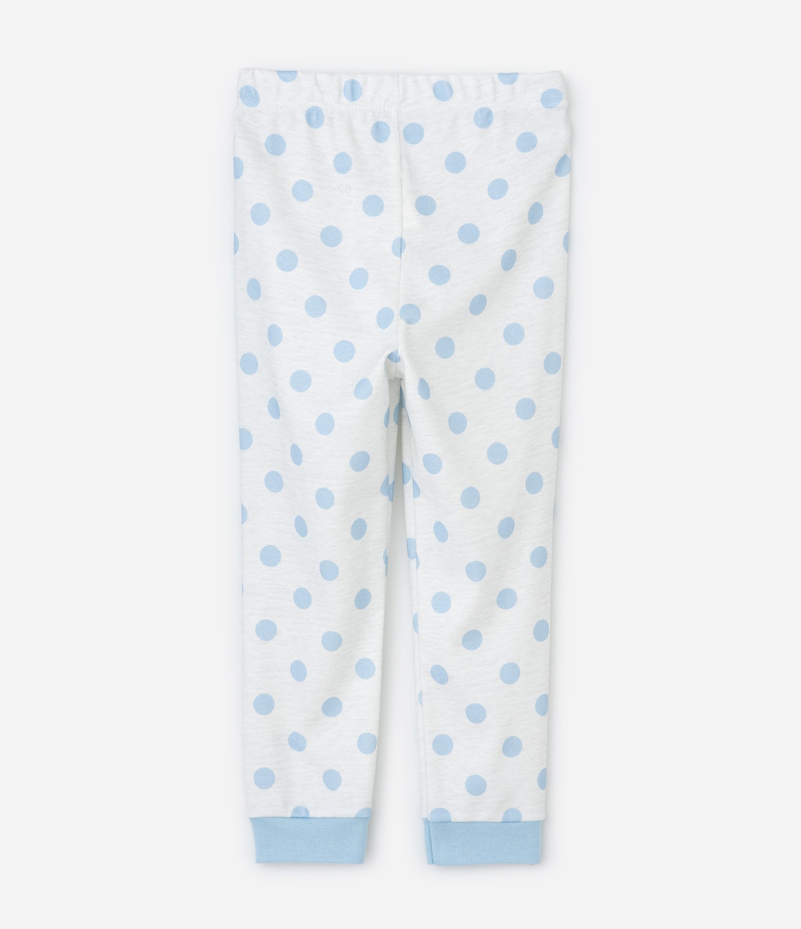 Pijama Infantil com Estampa de Coelhinho e Calça Poá – Tam 1 a 6 Anos Azul Claro 5