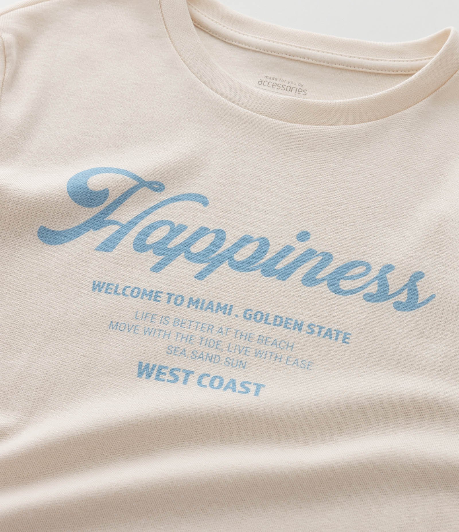 Pijama Infantil Longo em Meia Malha com Estampa Xadrez e Lettering – Tam 7 a 16 Anos Off White/Azul 11