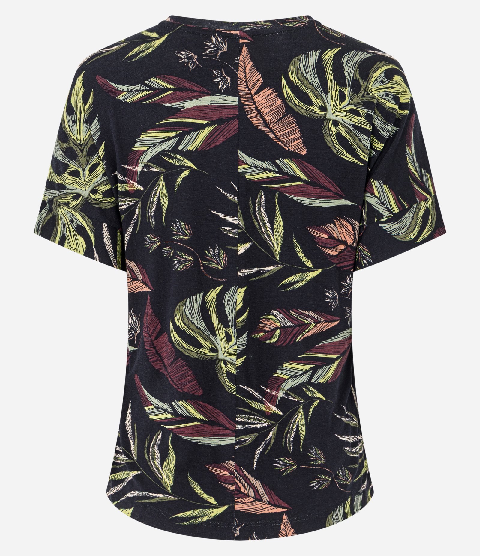 Blusa em Viscolycra com Estampa Folhagem Multicores 6