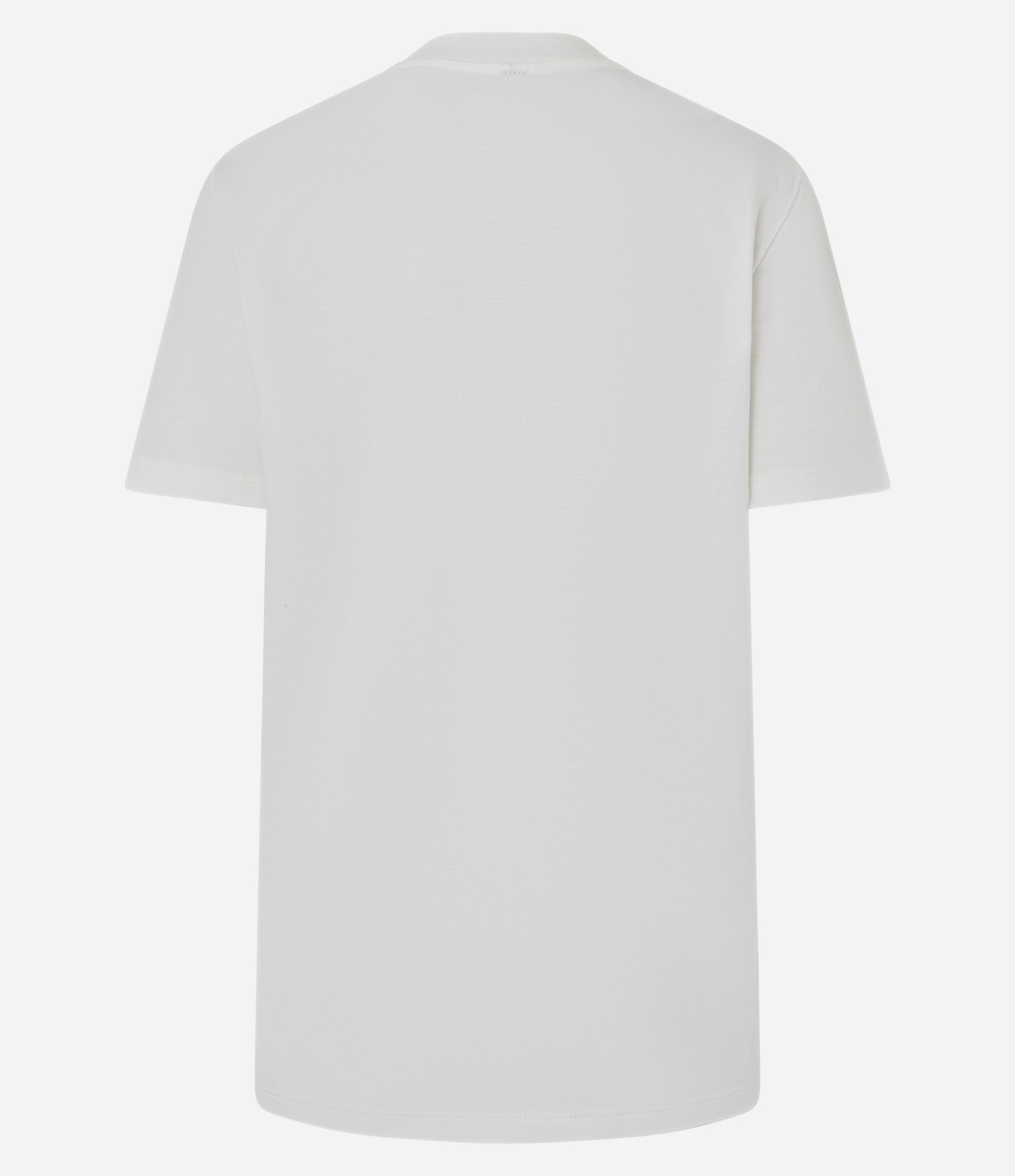 Blusa T-Shirt Alongada em Algodão com Estampa Resenha Brasileira Branco 2