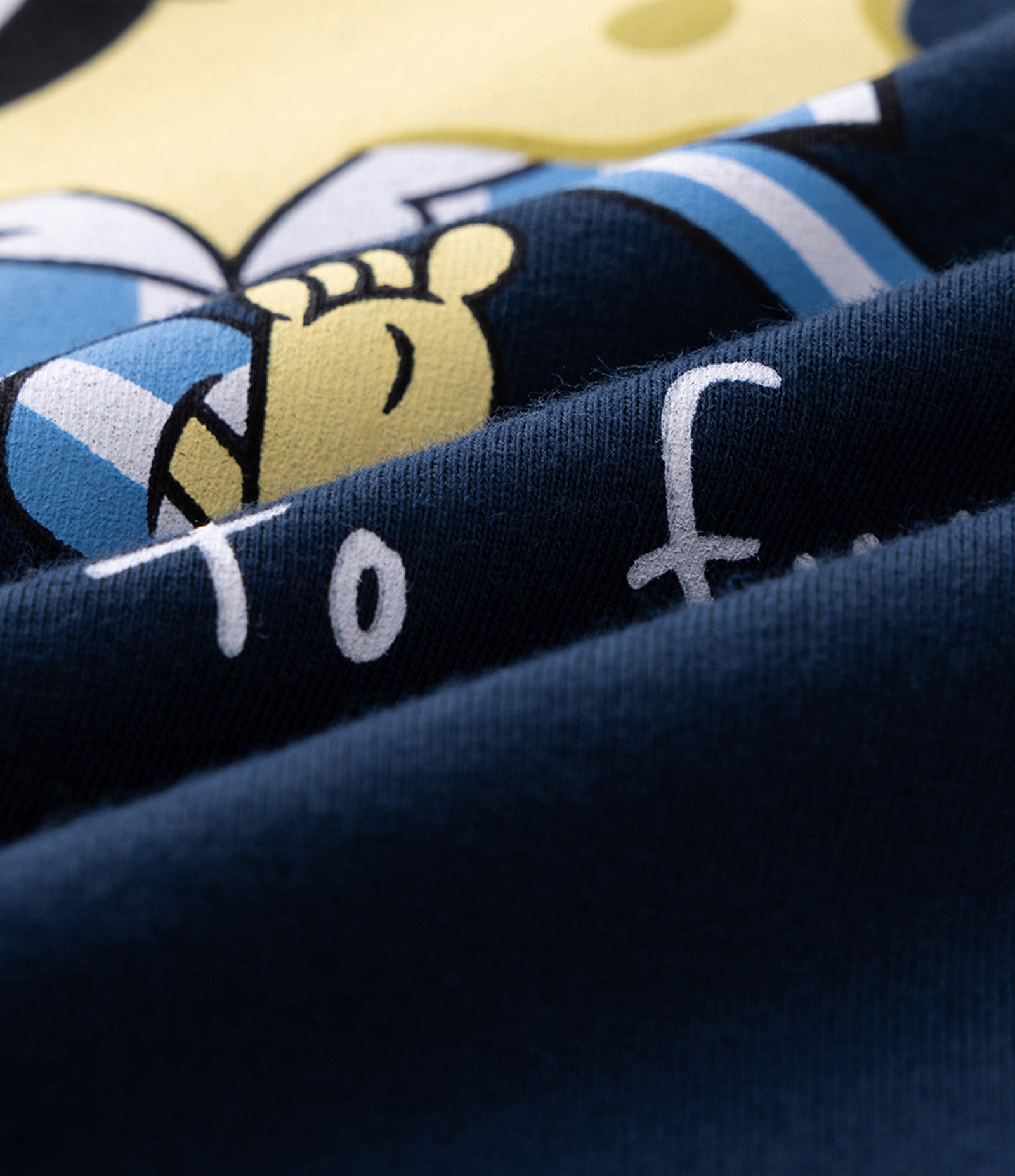 Pijama Curto em Algodão com Estampa Bob Esponja Azul 9