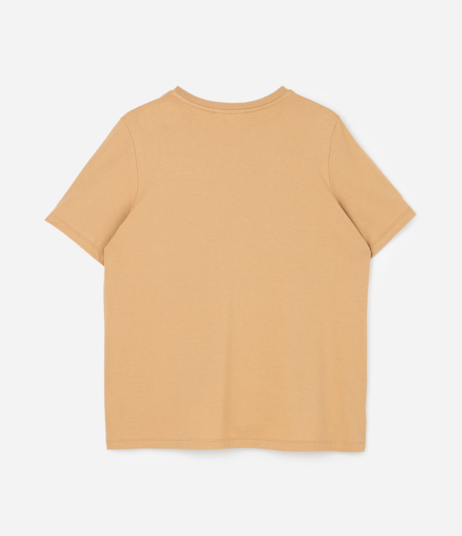 Camiseta em Viscolycra com Chuvas de Paetê Curve & Plus Size Bege 5