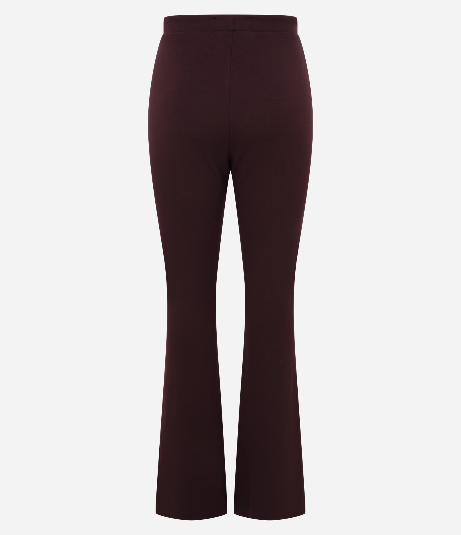 Calça Flare Alfaiataria em Viscose com Amarração Vinho 5
