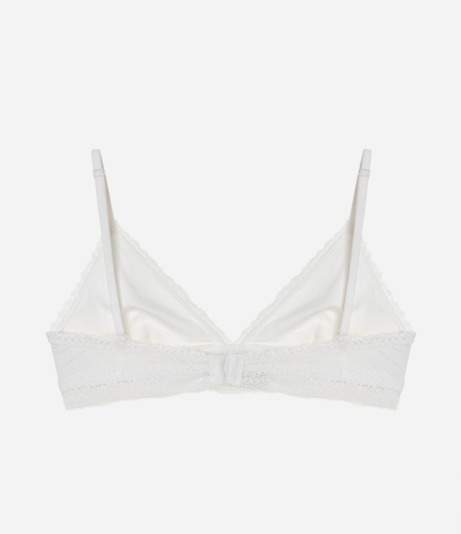 Sutiã Top em Modal com Renda Branco 5