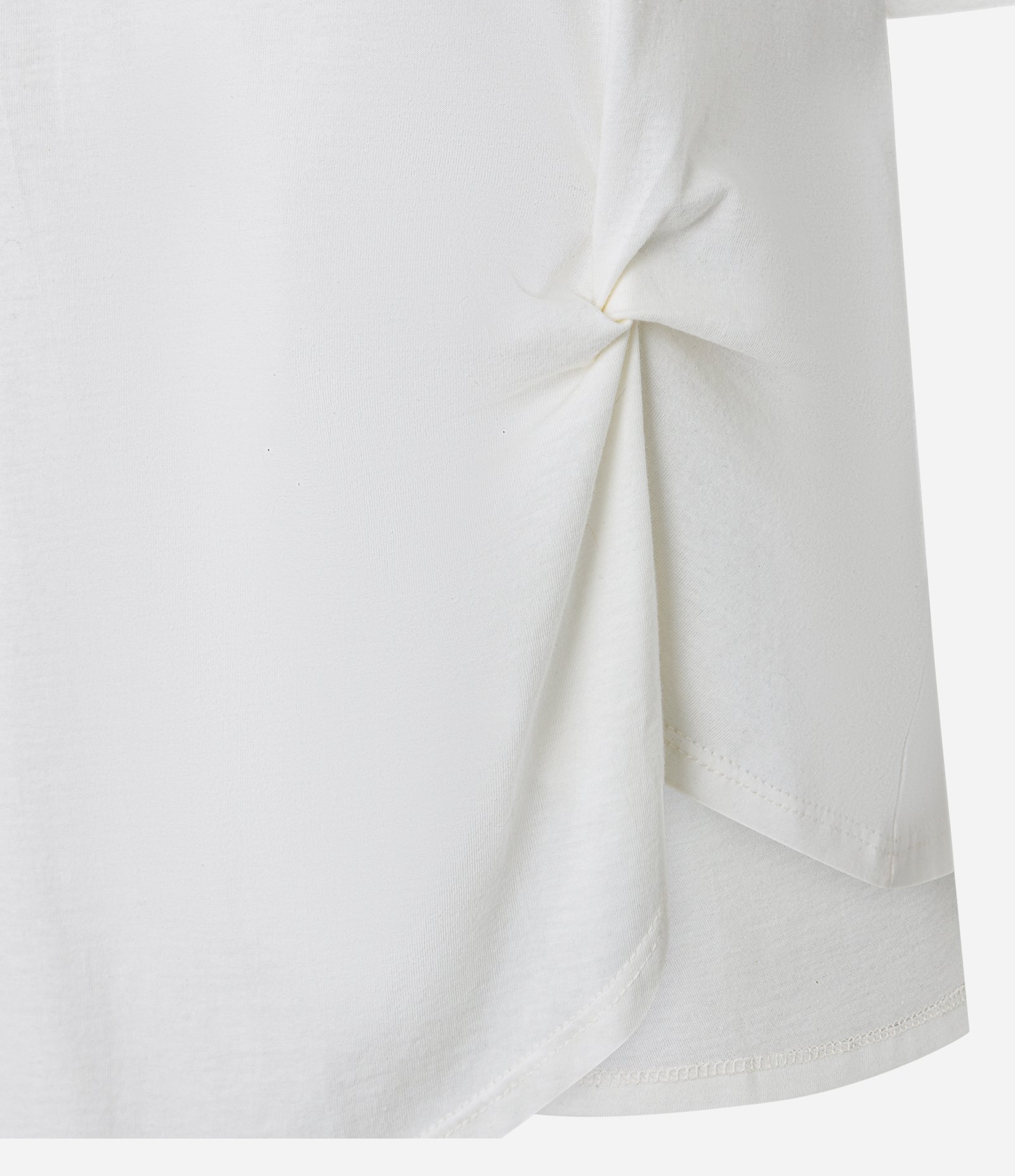 Blusa Manga Curta com Torção e Estampa Bahia Beach Branco 3