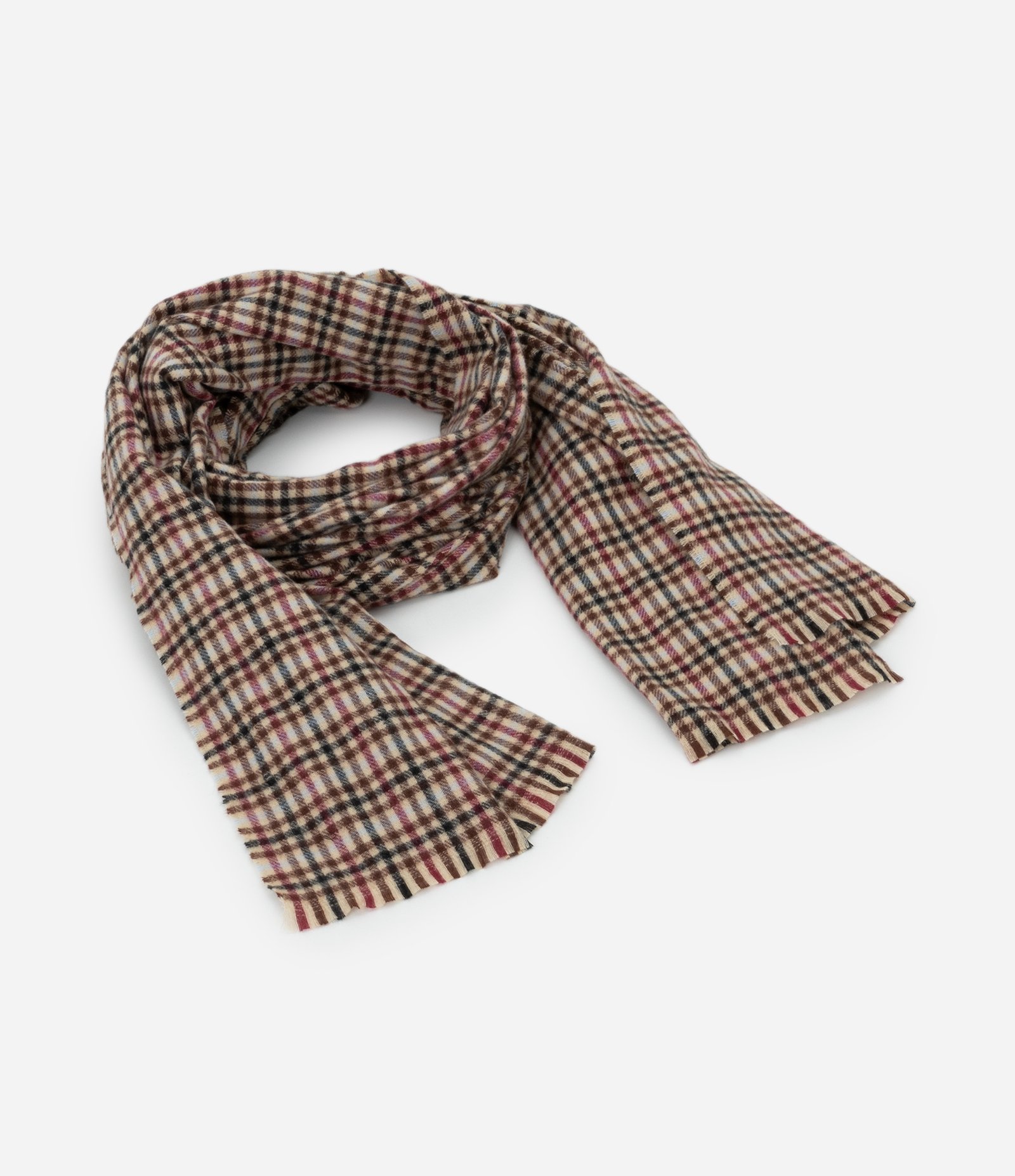 Cachecol em Flanela com Estampa Xadrez Multicores 1