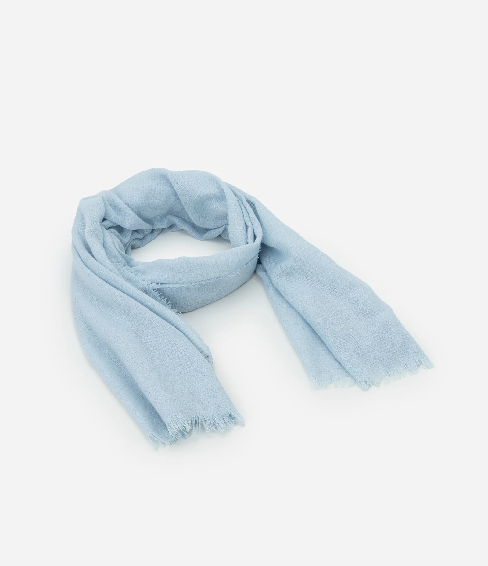 Lenço com Textura Maquinetada Azul 1