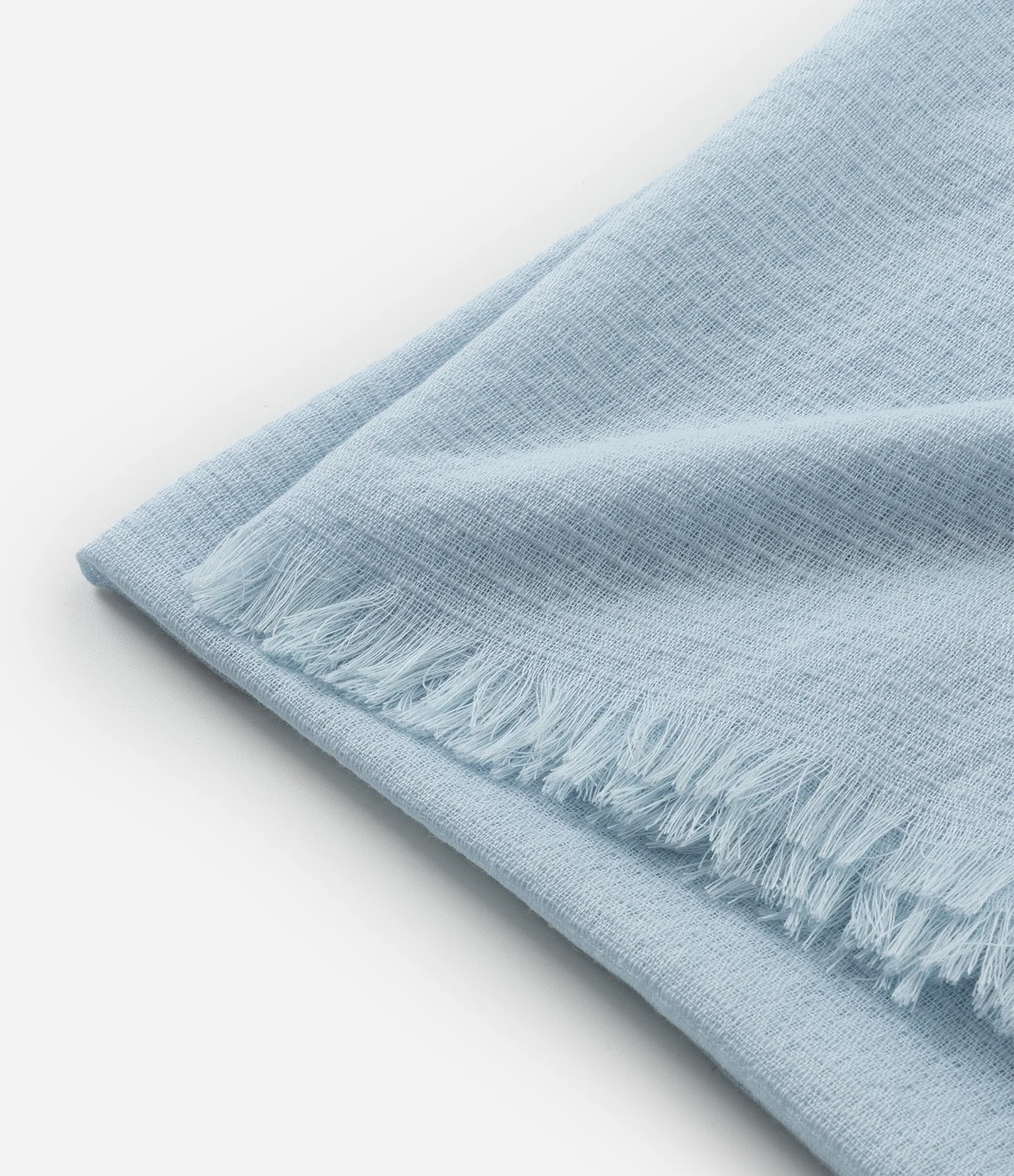 Lenço com Textura Maquinetada Azul 2