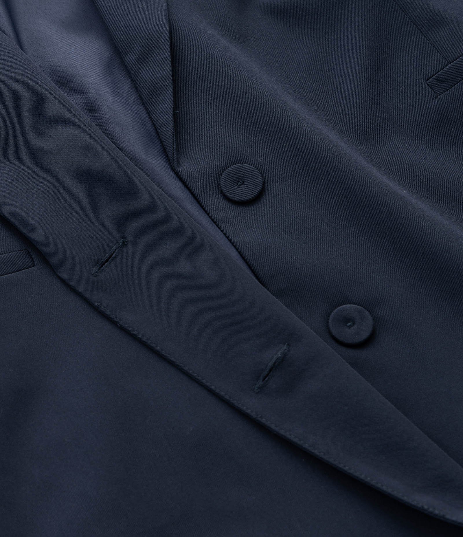 Blazer Alfaiatado com Abotoamento Duplo Curve & Plus Size Azul 4