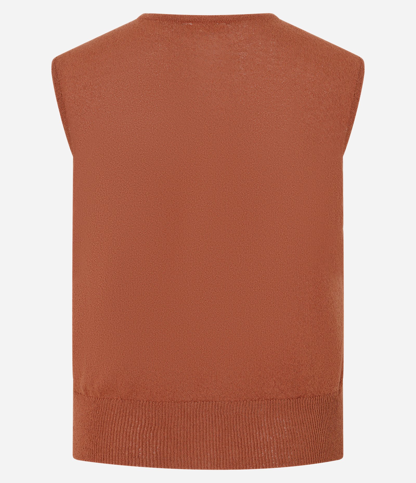 Blusa em Tricô com Detalhe na Gola Terracota 7