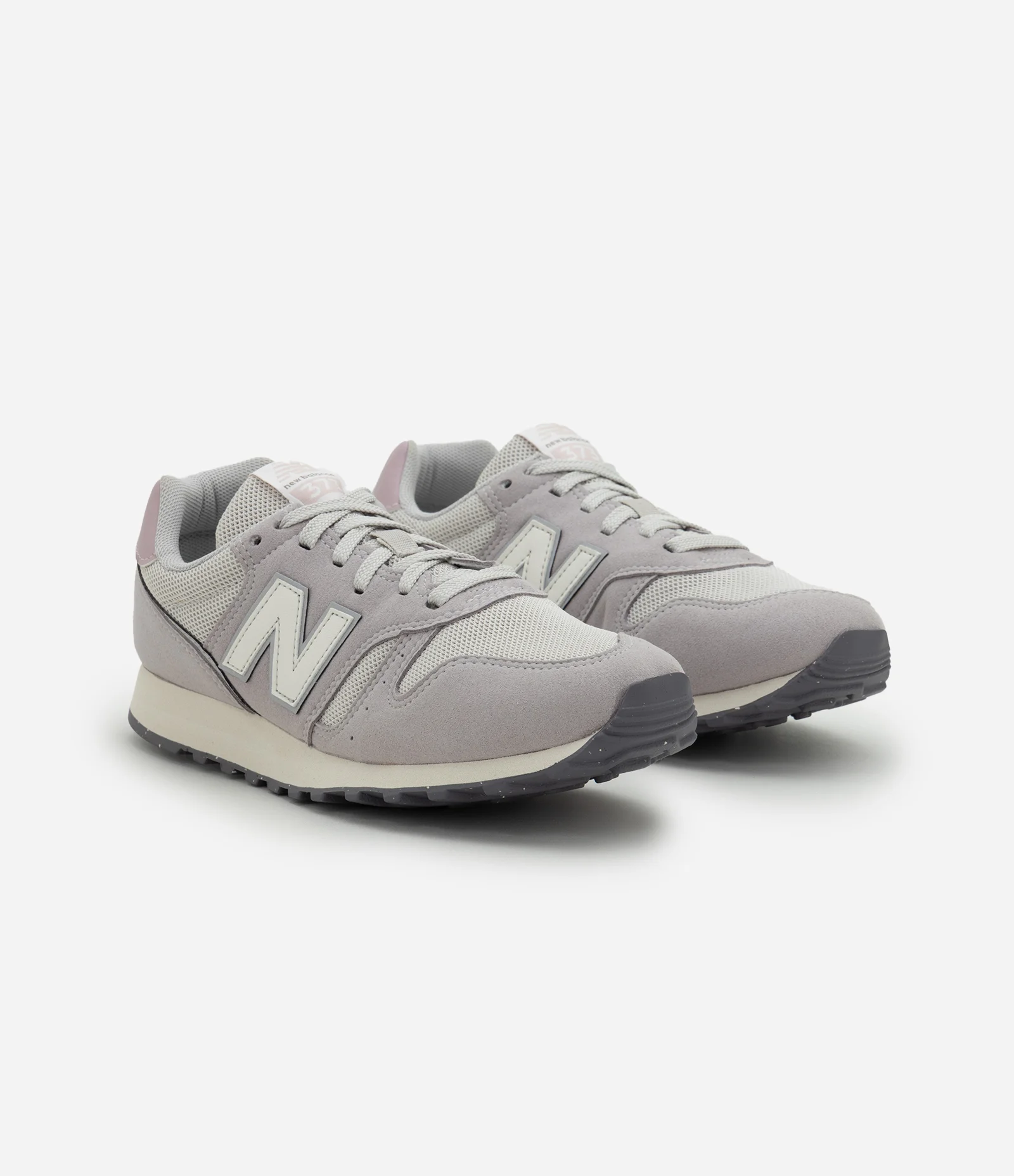 Tênis Jogging Retrô 373V2 em Couro New Balance Cinza 2
