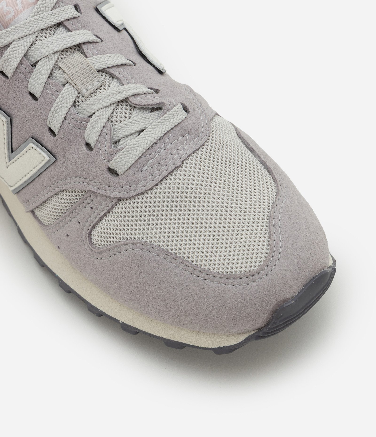 Tênis Jogging Retrô 373V2 em Couro New Balance Cinza 3
