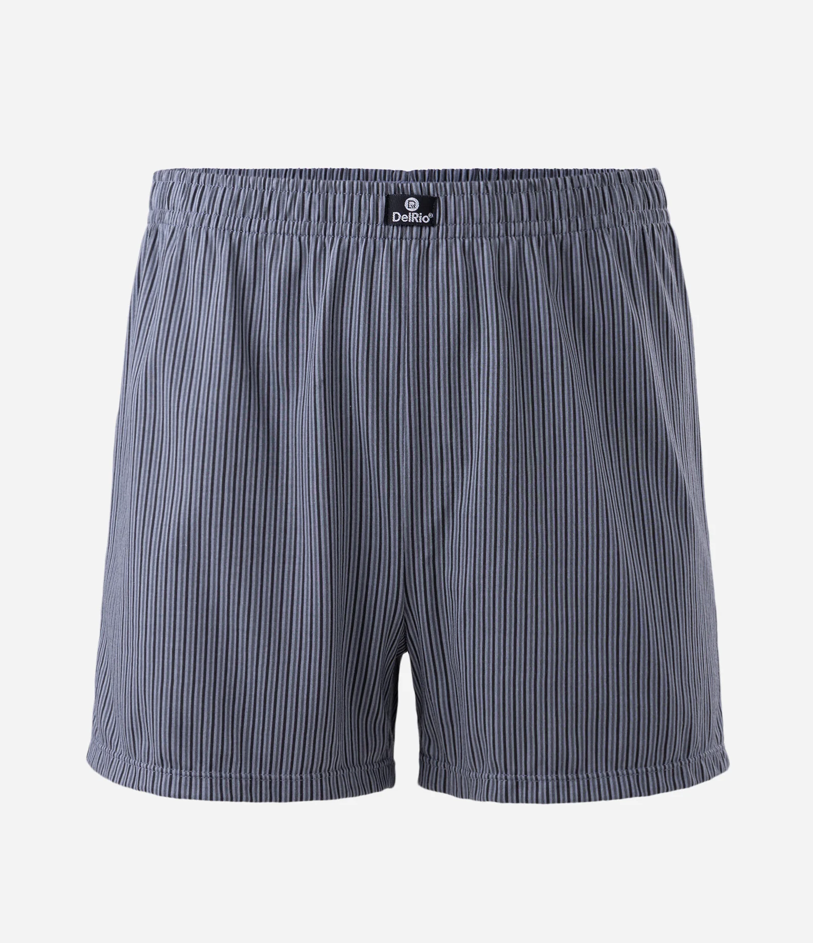 Cueca Samba Canção em Algodão com Estampa Listrada Del Rio Cinza 4