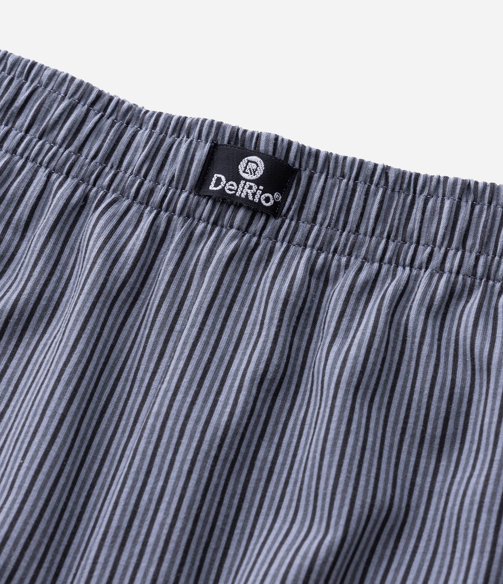 Cueca Samba Canção em Algodão com Estampa Listrada Del Rio Cinza 7