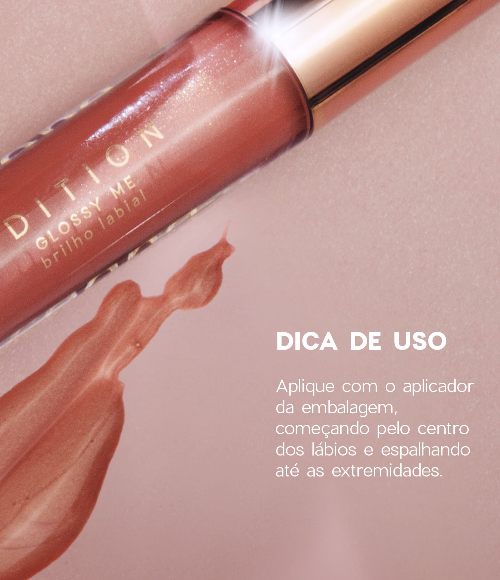 Brilho Labial Glossy Me Oceane Pink 6
