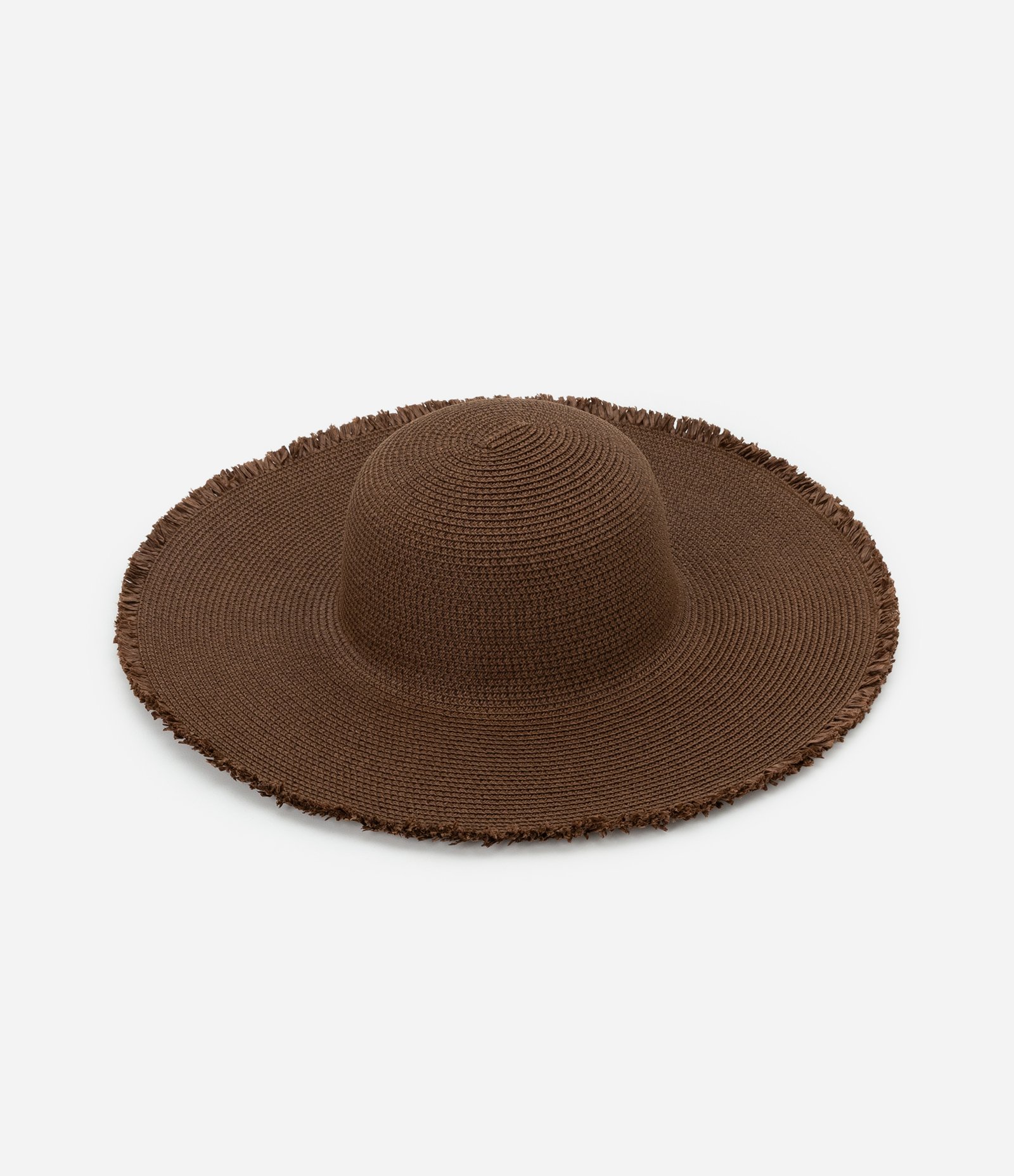 Chapéu com Franjinhas na Aba Marrom 1