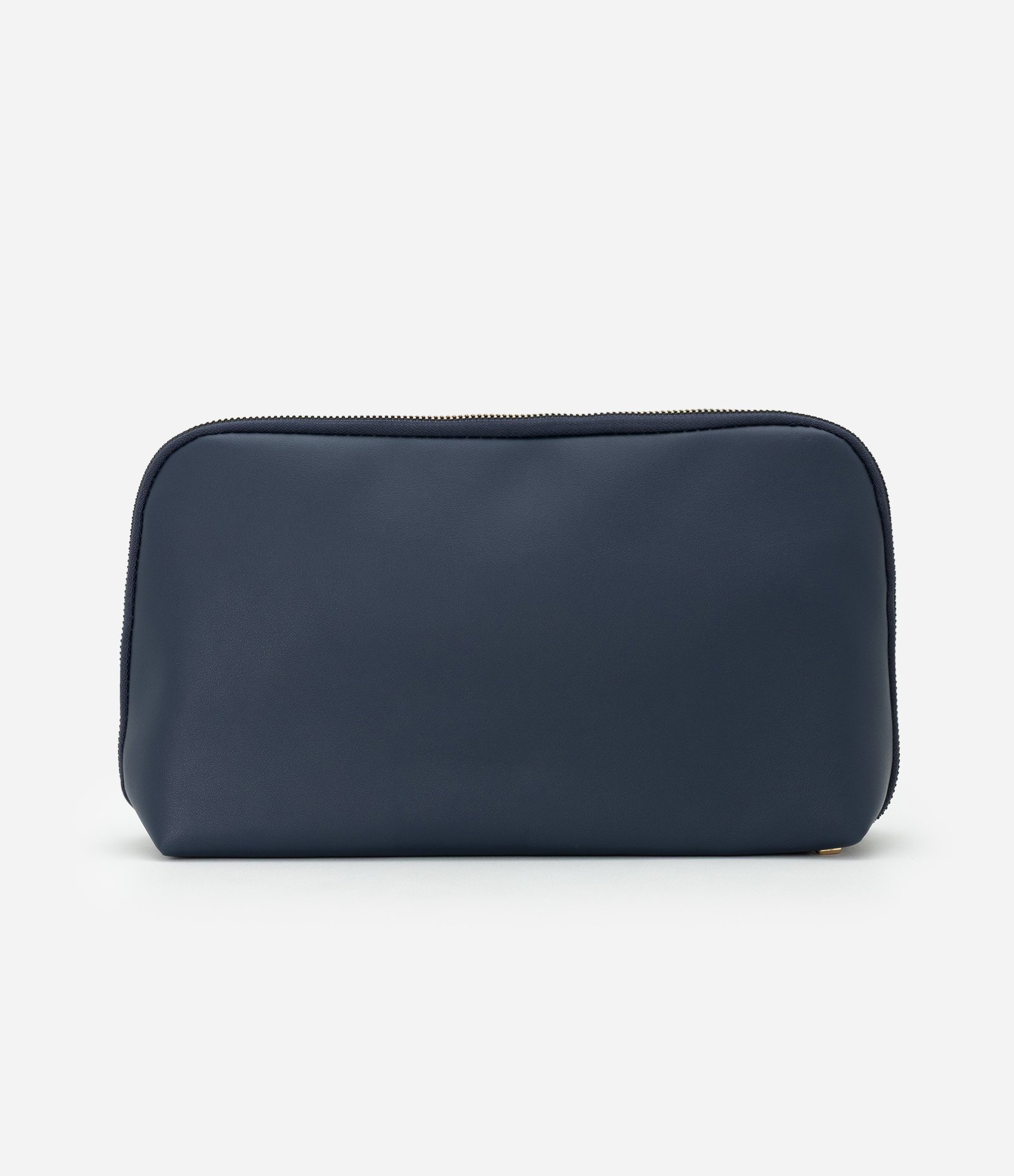 Necessaire Retangular Grande em PU Azul 3