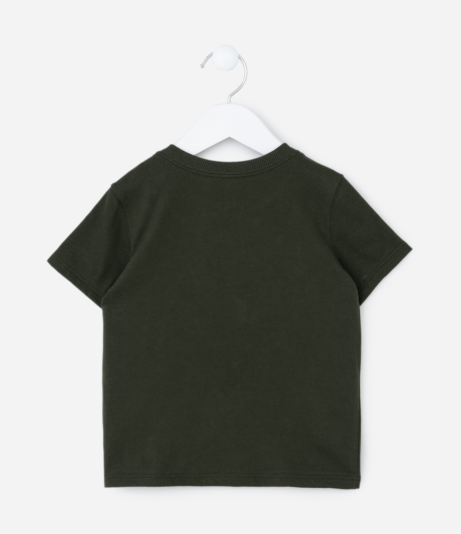 Camiseta Infantil com Estampa Dino Prehistoric – Tam 1 a 6 Anos Verde Militar 2