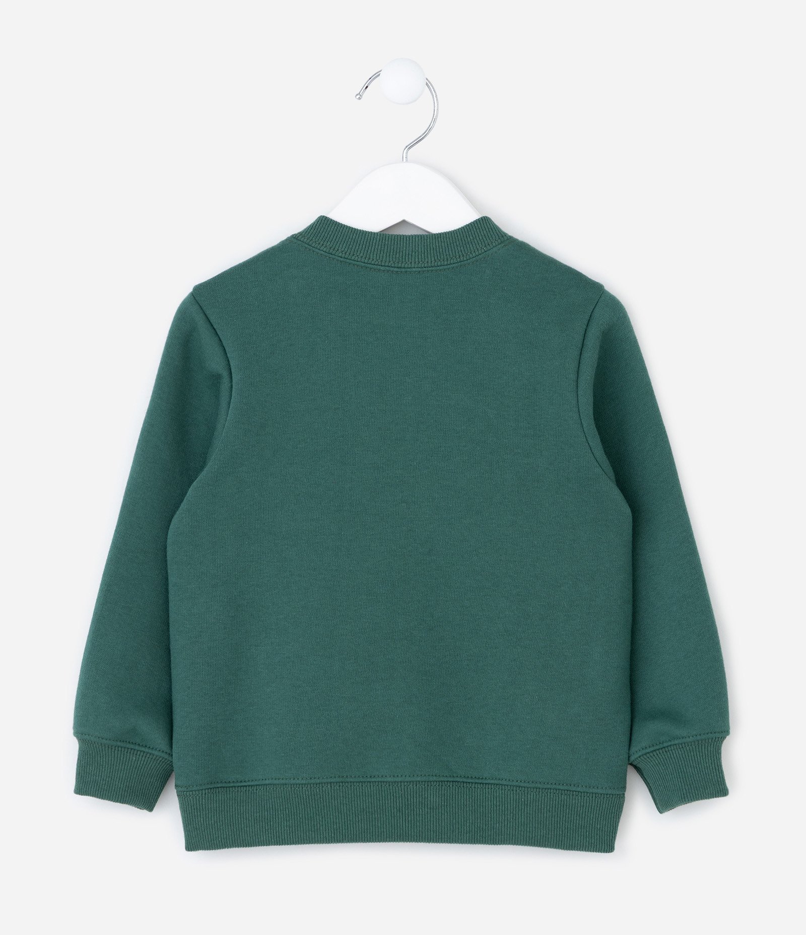 Conjunto Infantil em Moletom com Estampa Lettering College – Tam 1 a 5/6 Anos Verde 3