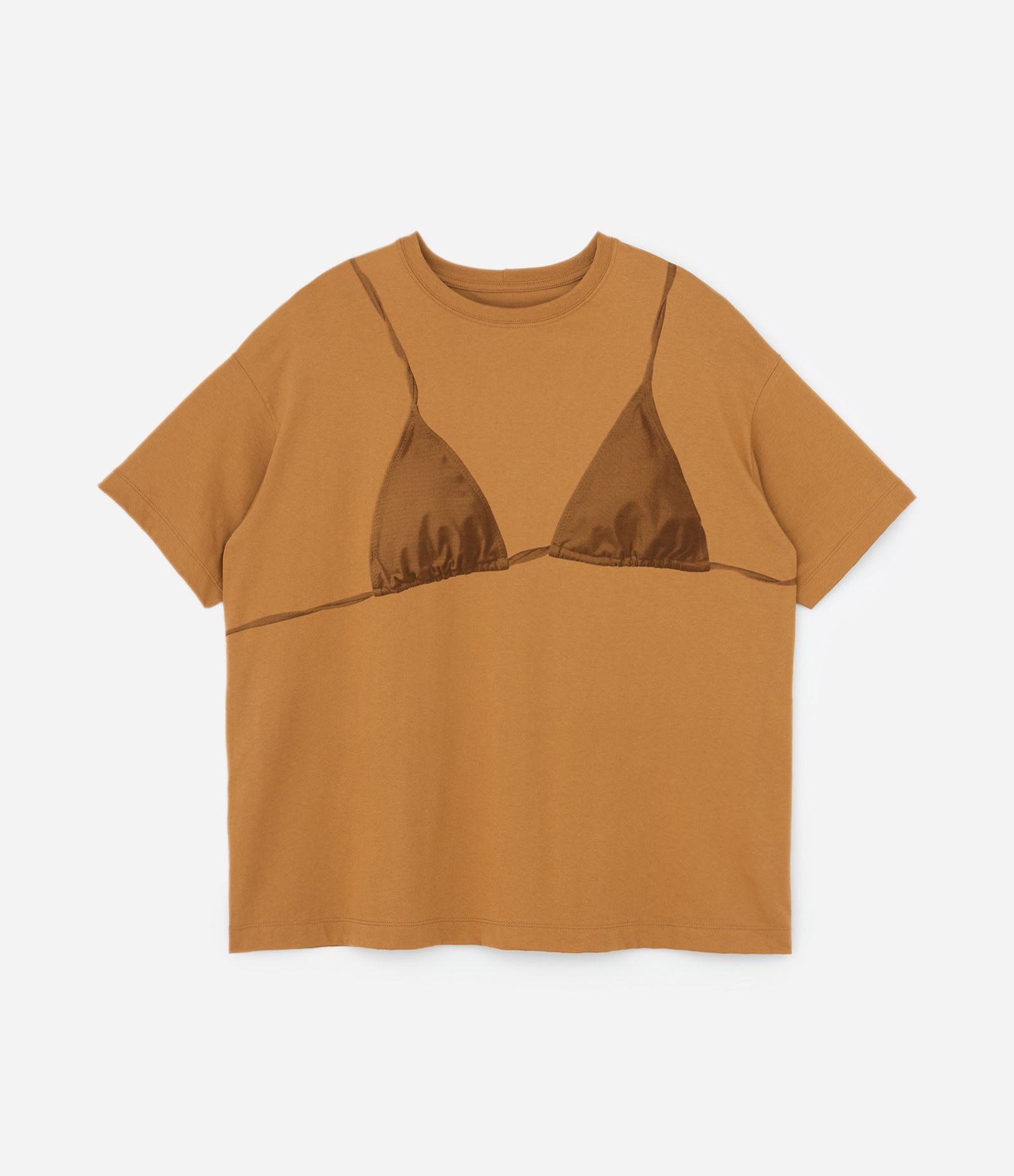 Camiseta Oversized com Photoprint Biquini Curve & Plus Size Marrom 4