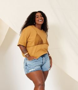Camiseta Oversized com Photoprint Biquini Curve & Plus Size