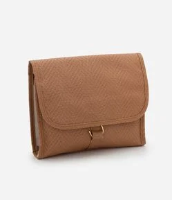 Necessaire Hotel Texturizada com Compartimentos