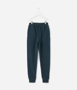 Calça Infantil Básica em Fleece - Tam 5 a 14 anos