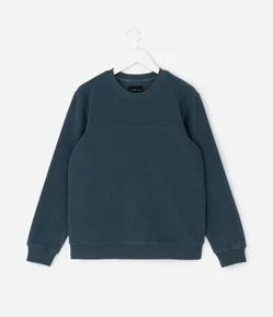 Casaco Fechado Infantil Básico em Fleece - Tam 5 a 14 anos