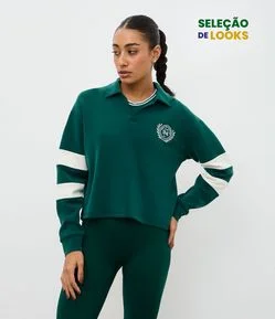 Casaco Esportivo em Modal com Bordado Brasil 94
