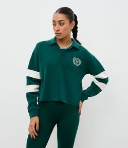 Casaco Esportivo em Modal com Bordado Brasil 94