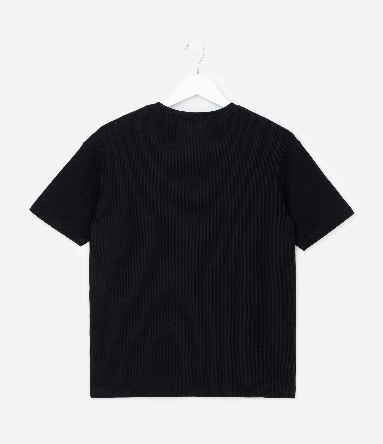 Camiseta Infantil Em Algodão Texturizada – Tam 5 A 14 Anos Preto 2