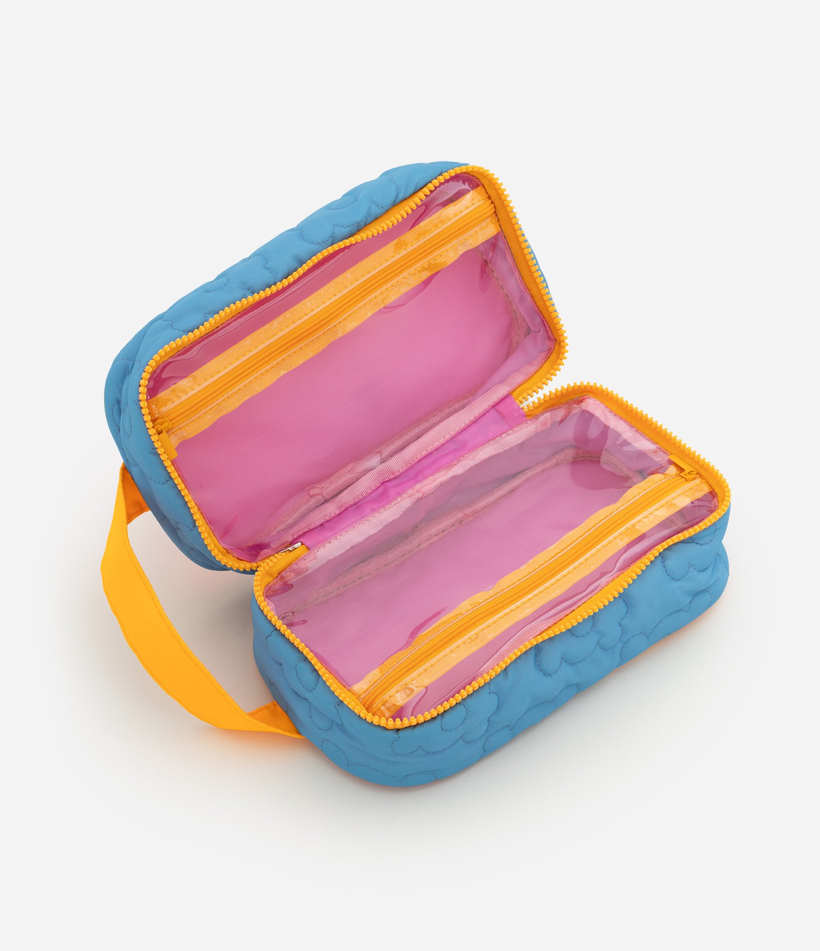 Necessaire Floral com Compartimentos Limpo e Sujo Multicores 6