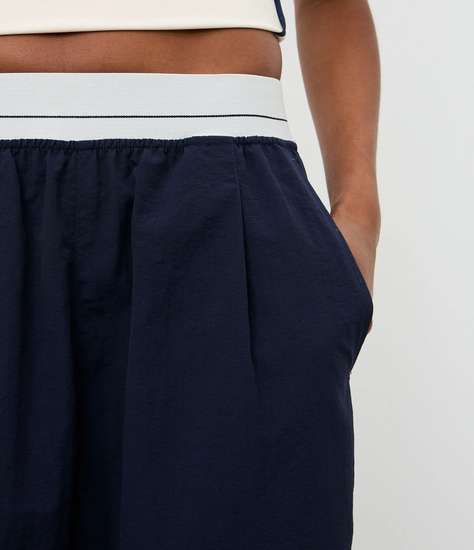 Calça Esportiva com Tecnologia Dry e Elástico Contrastante Azul 3