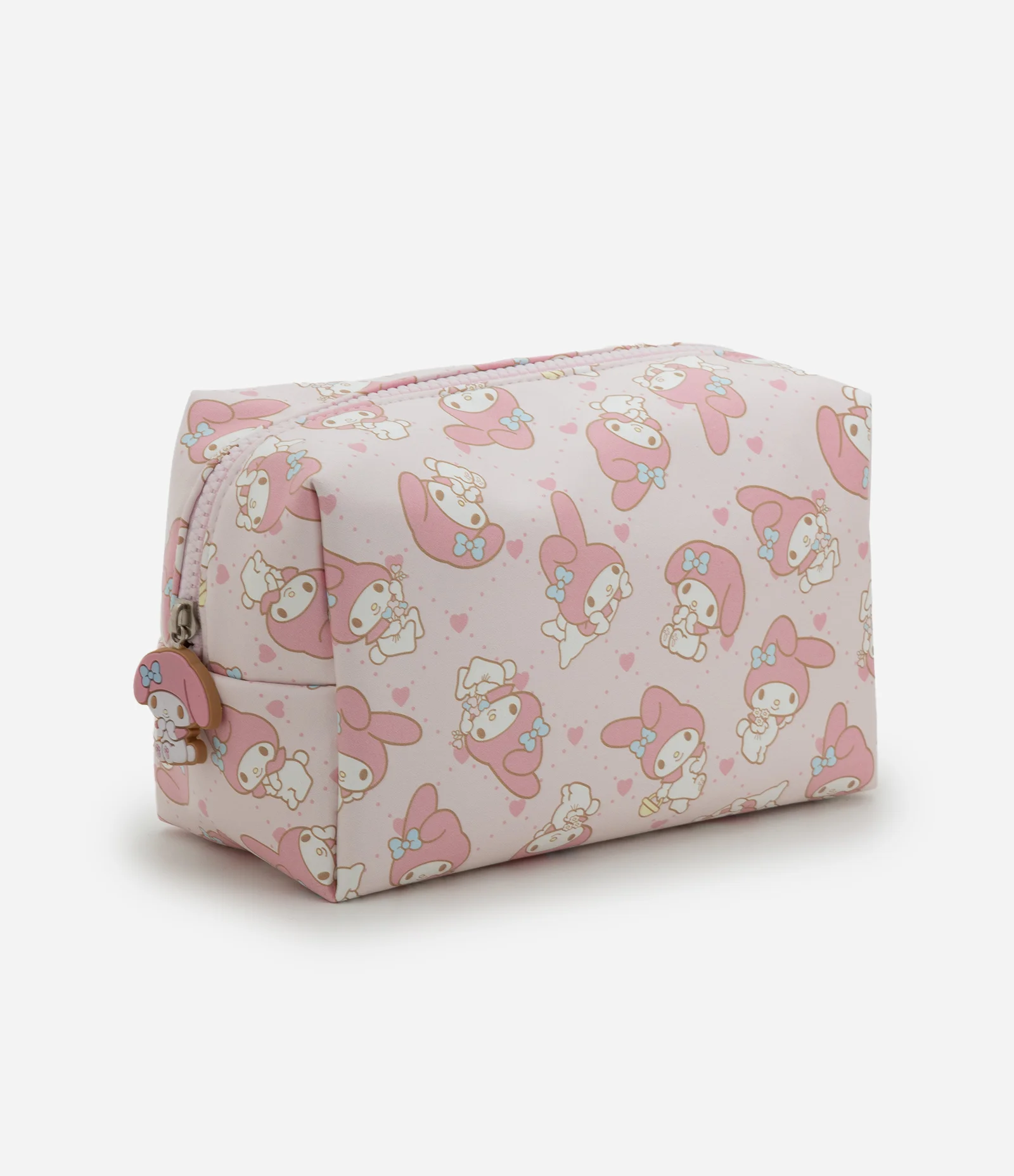 Necessaire Média Retangular em PU com Estampa My Melody Rosa 1