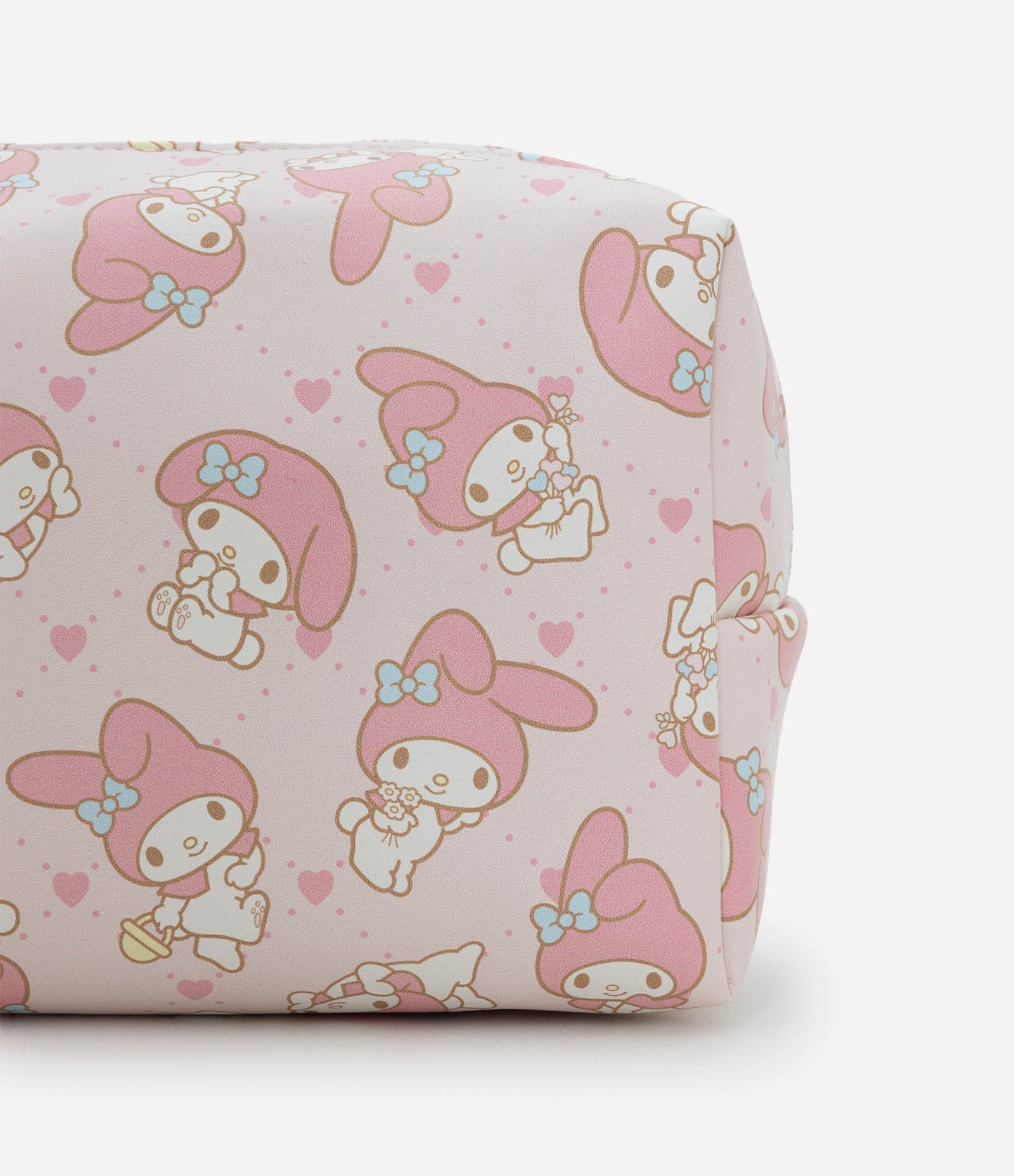 Necessaire Média Retangular em PU com Estampa My Melody Rosa 4