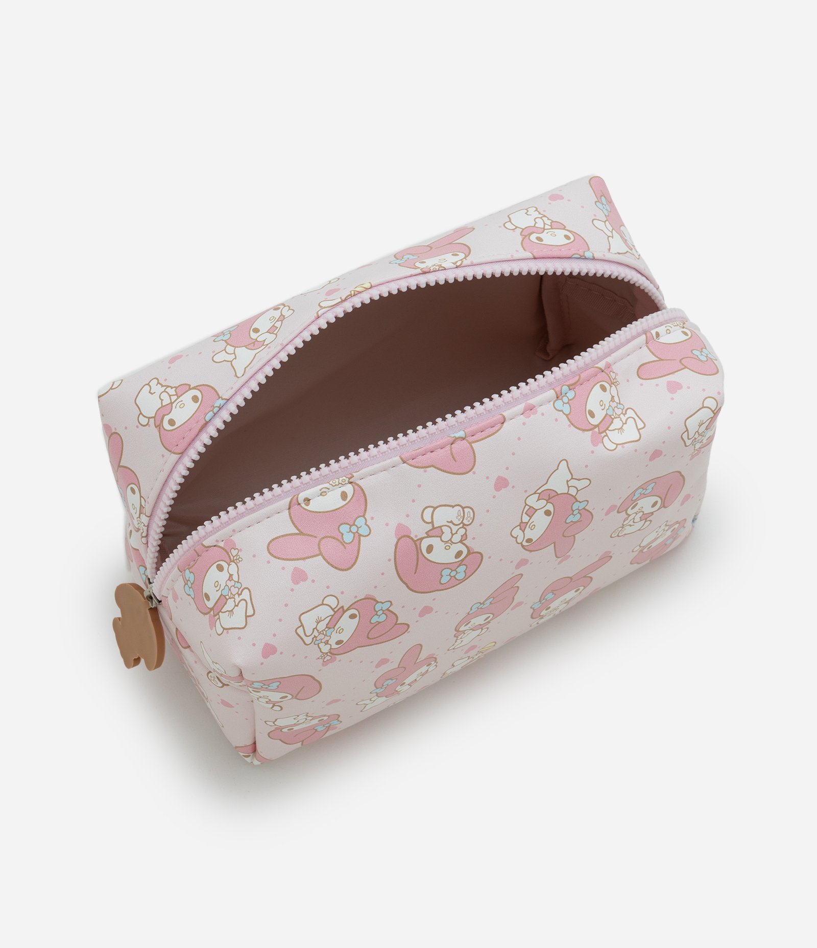 Necessaire Média Retangular em PU com Estampa My Melody Rosa 5