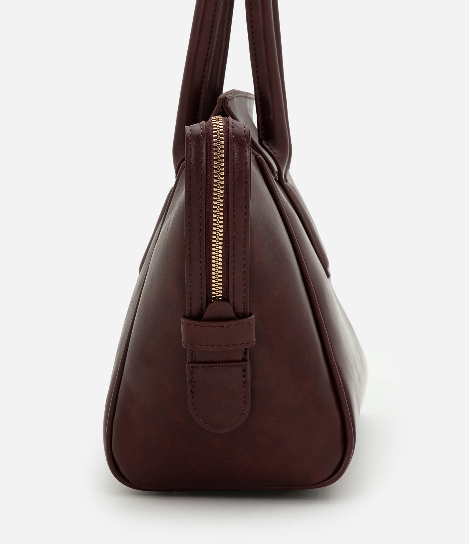 Bolsa Shopper Maxxi em PU com Alça de Mão Vinho 2