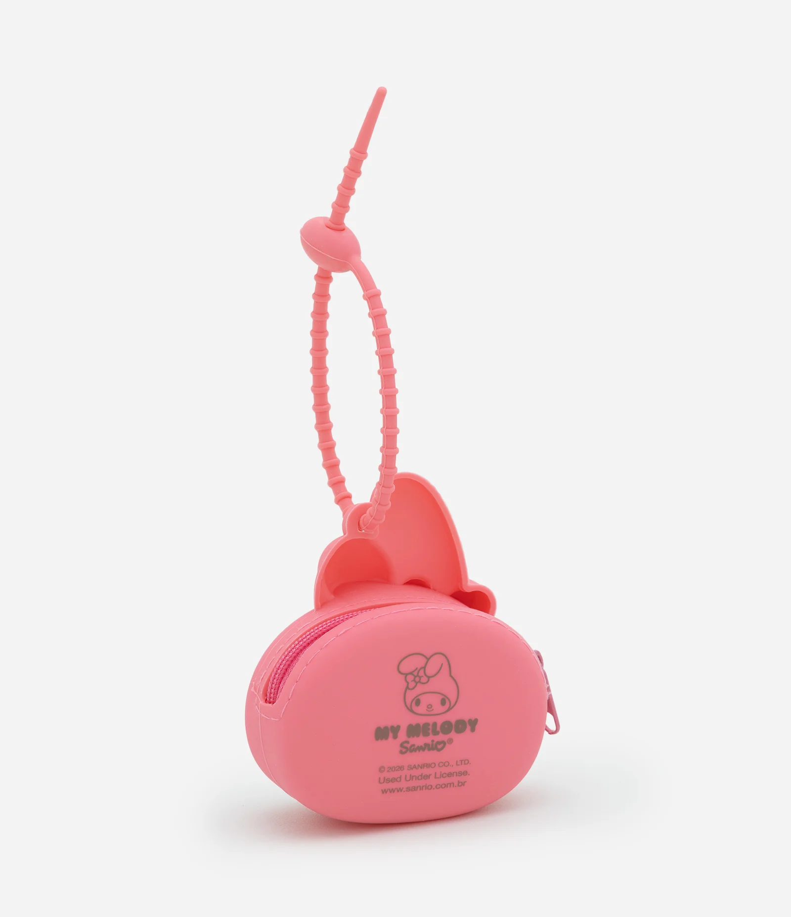 Necessaire Porta Moedas em Silicone Formato My Melody Rosa 2