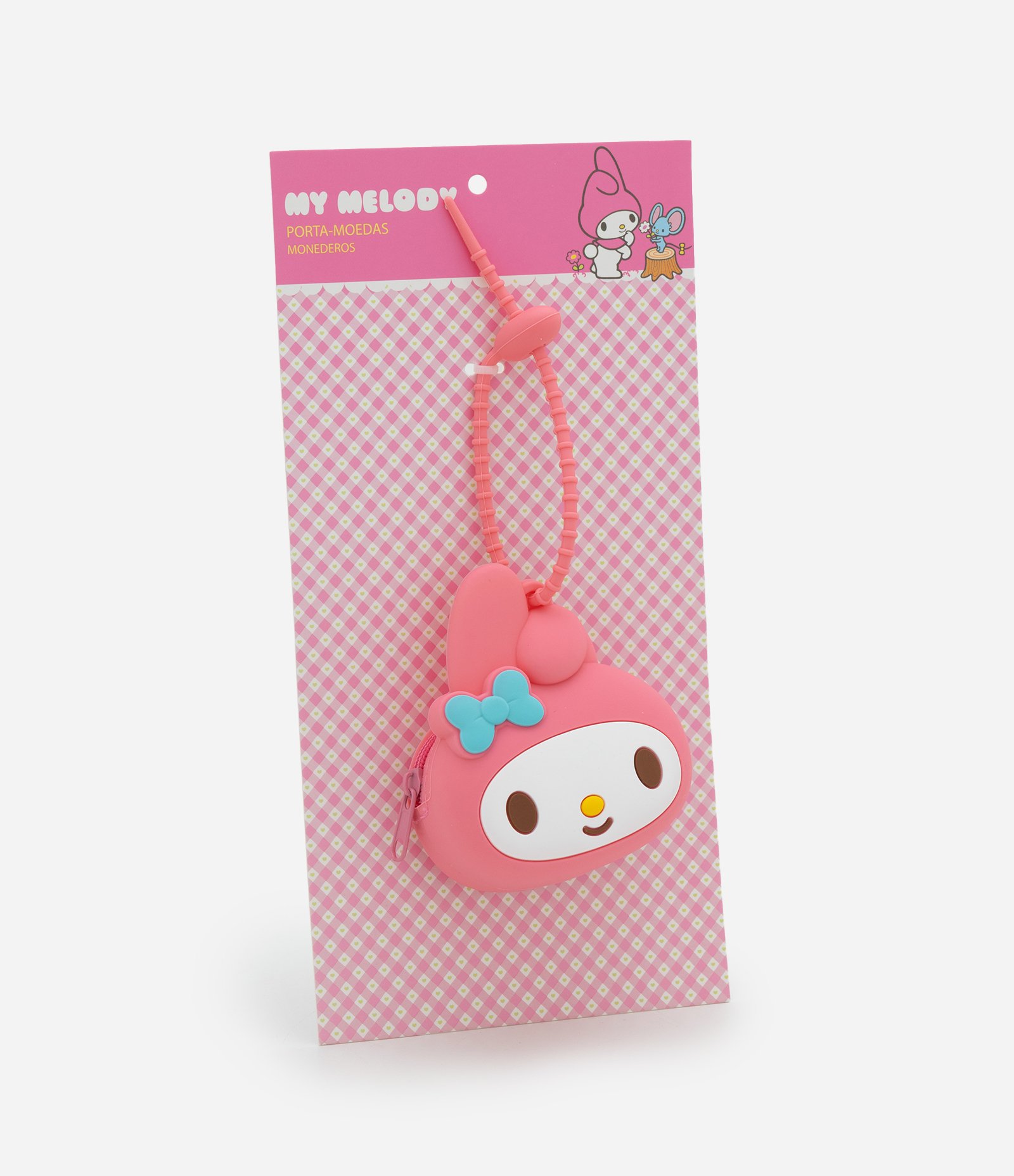 Necessaire Porta Moedas em Silicone Formato My Melody Rosa 5