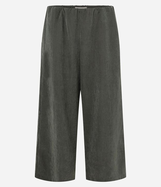 Calça Pantacourt com Cós Elástico