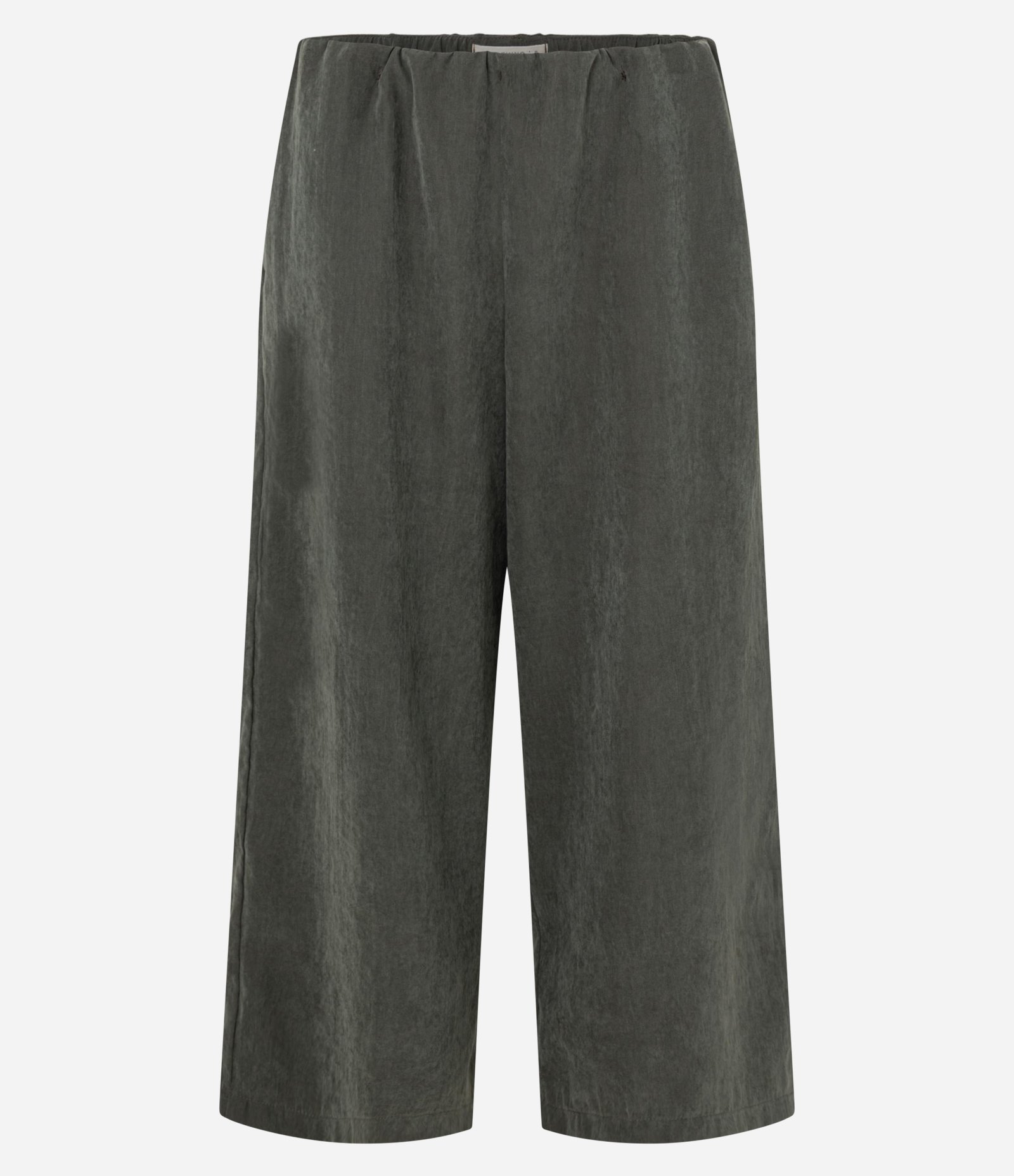 Calça Pantacourt com Cós Elástico Verde 1