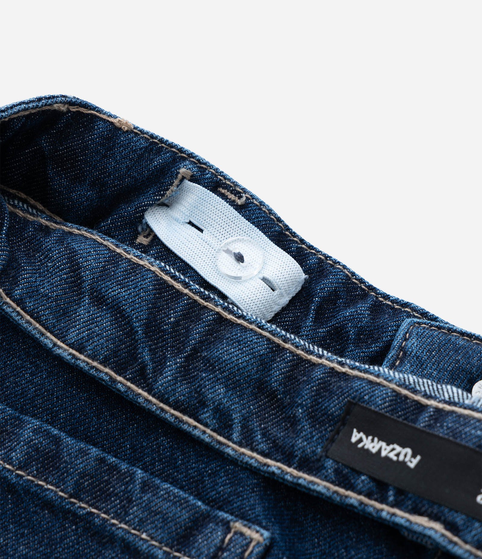 Calça Infantil Wide Leg em Jeans com Bolsos Cargo – Tam 5 a 14 Anos Azul Marinho 5