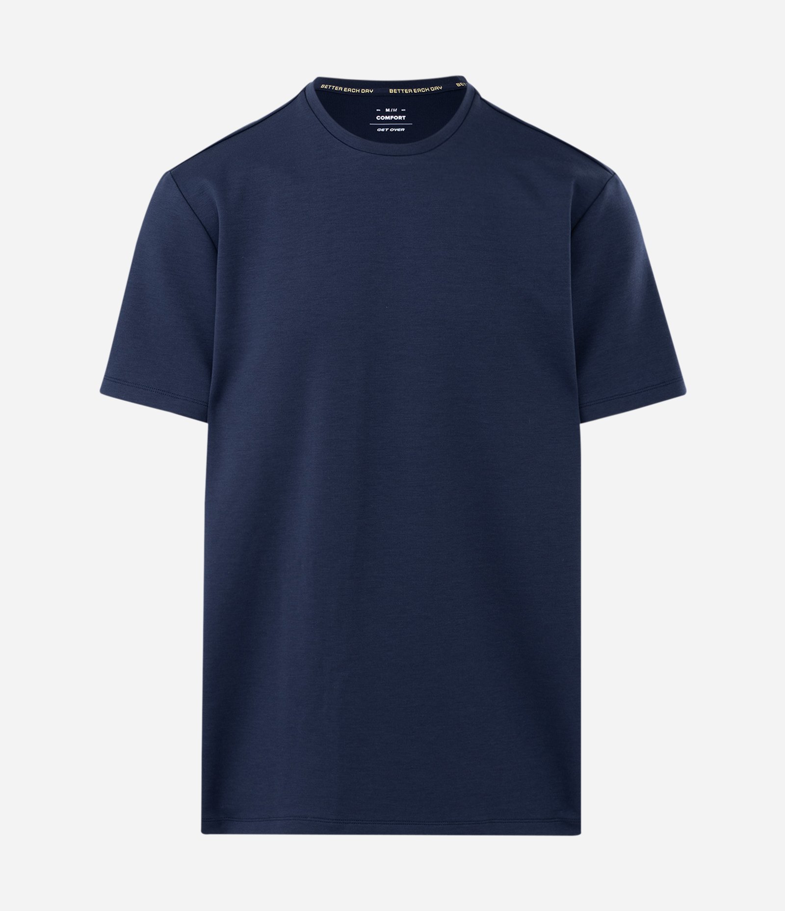 Camiseta Comfort Esportiva em Malha Tecnológica com Tecnologia Dry Azul 1